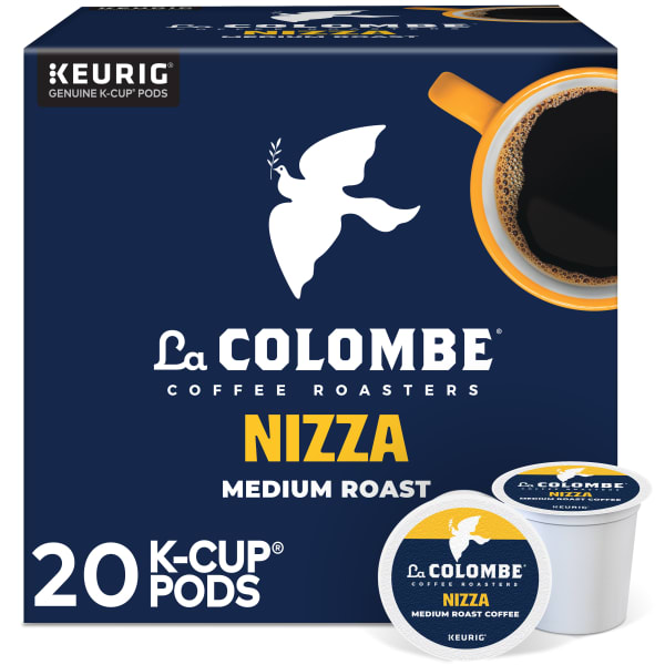 La Colombe Nizza Medium Roast Coffee Keurig K-Cup Pods, Single Serve, Pack Of 20 Pods