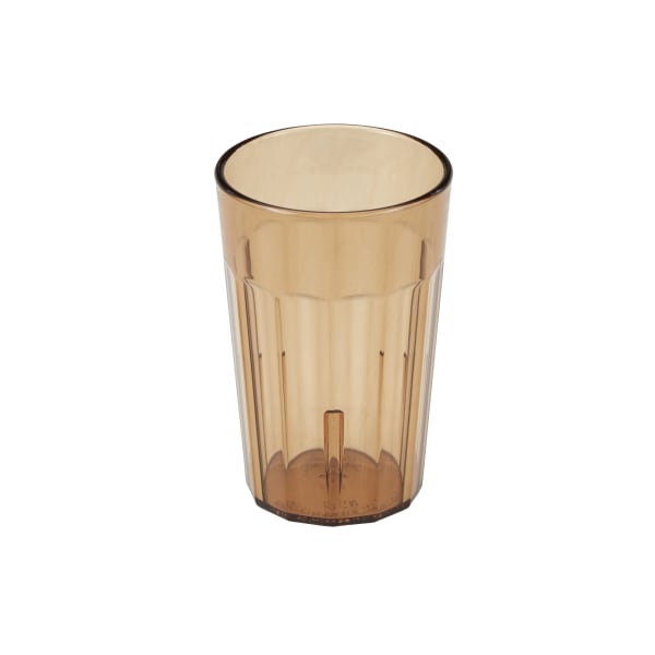 Cambro Newport Styrene Tumblers, 8 Oz, Amber, Pack Of 36 Tumblers