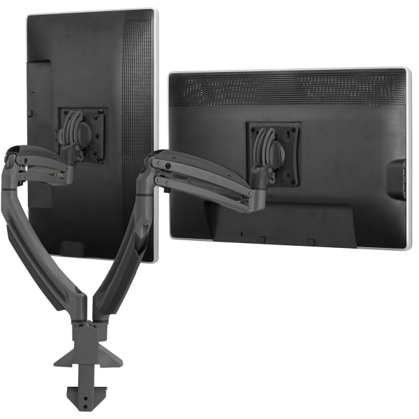 Chief Kontour K1D Dynamic Dual Monitor Arm Desk Mount - Adjustable Arm - For 10-32 inch Displays - Black - Height Adjustable - 2 Display(s) Supported - 10in to 30in Screen Support - 50 lb Load Capacity - 1 Each
