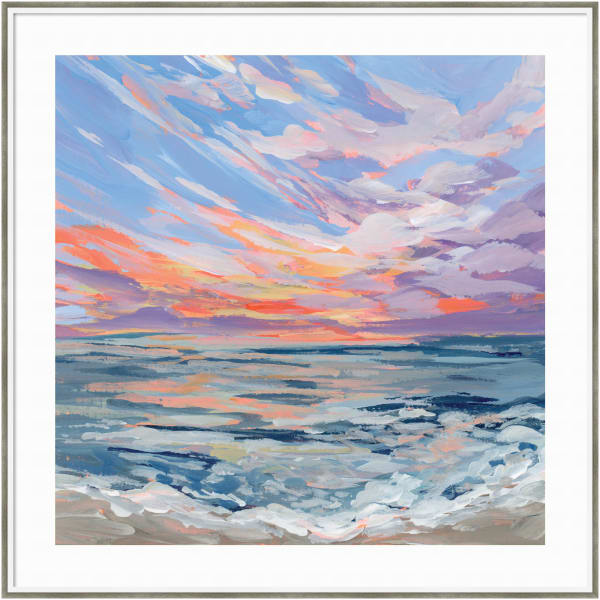 Amanti Art Virginia by Emily Kenney Wood Framed Wall Art Print, 41inW x 41inH, White