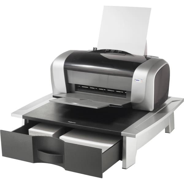 Fellowes Office Suites Printer Stand, Black/Silver