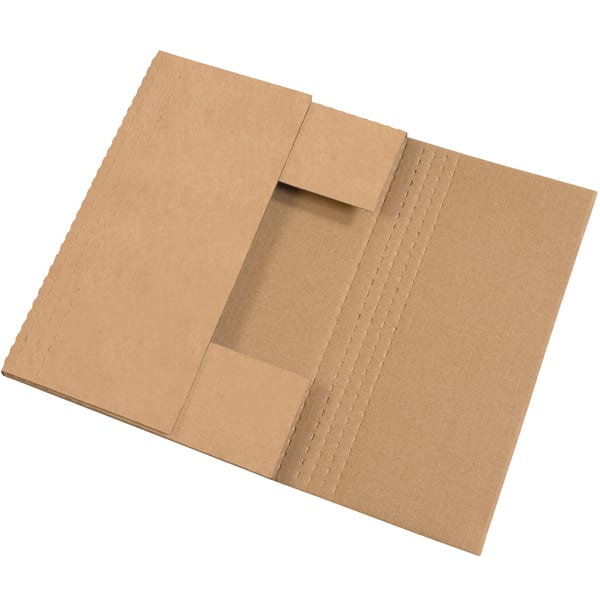 Partners Brand Easy Fold Mailers, 17 1/8in x 14 1/8in x 2in, Kraft, Pack Of 50
