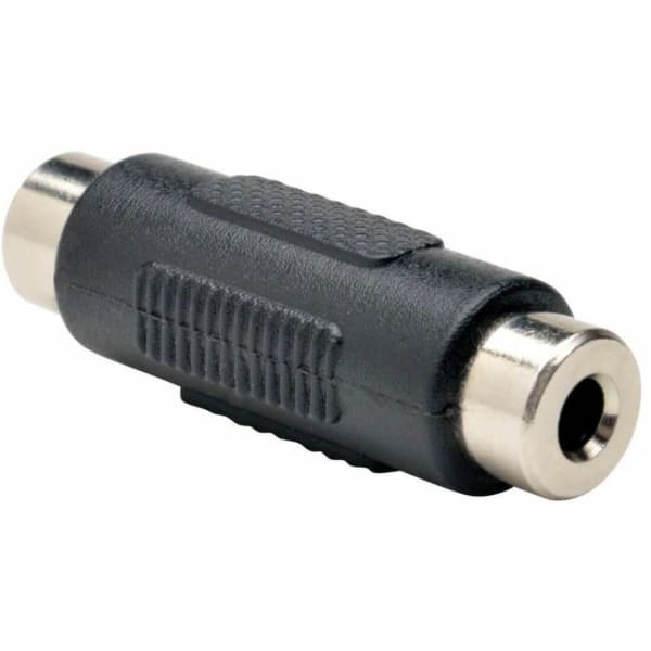 Eaton Tripp Lite Series Mini Stereo Audio Coupler Extender 3.5mm F/F - Audio coupler - mini-phone stereo 3.5 mm female to mini-phone stereo 3.5 mm female - black