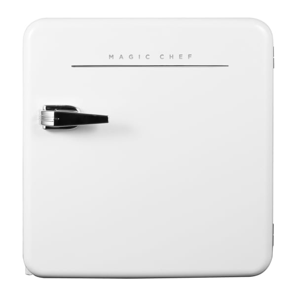 Magic Chef 1.6 Cu Ft Retro Mini Refrigerator With Manual Defrost, White