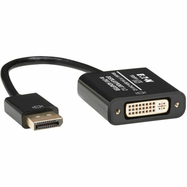 Tripp Lite 6in DisplayPort to DVI Adapter Active Converter M/F DPort 1.2 6in - DisplayPort/DVI  - P13406NDVIV2