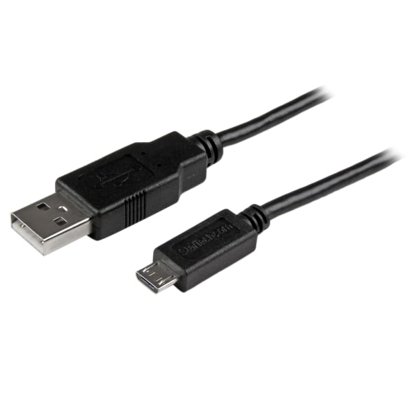 StarTech.com 3 ft Mobile Charge Sync USB to Slim Micro USB Cable for Smartphones and Tablets - A to Micro B M/M - Charge and Sync your Micro USB-equipped Smartphone or Tablet - Android Charging Cable - Thin Charge Cable for Smartphone
