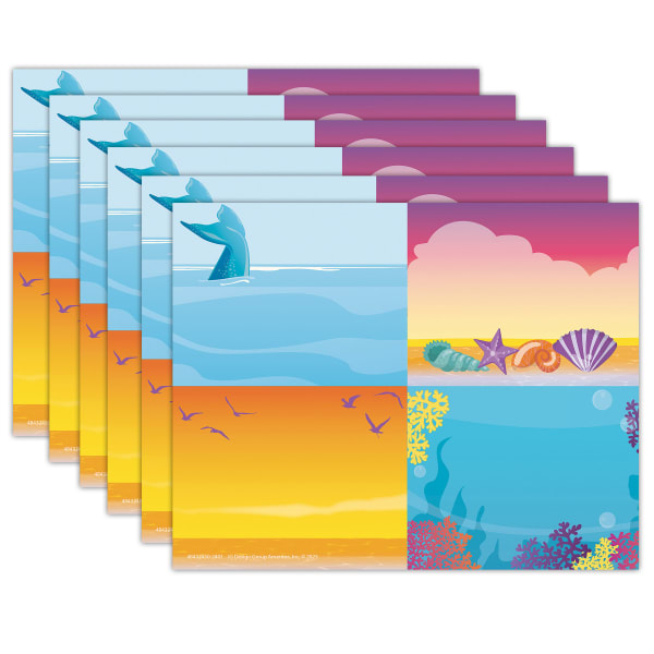 Eureka Name Tags, 2-7/8in x 2-1/4in, Seas The Day, 40 Name Tags Per Pack, Bundle Of 6 Packs