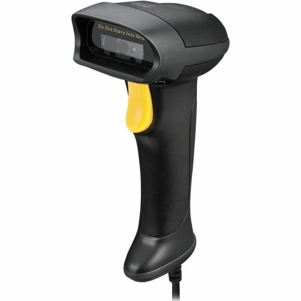 Adesso NuScan 2500TU Spill Resistant Antimicrobial 2D Barcode Scanner - Cable Connectivity - 12in Scan Distance - 1D, 2D - CMOS - USB - USB - Healthcare, Warehouse, Library, Logistics, Retail