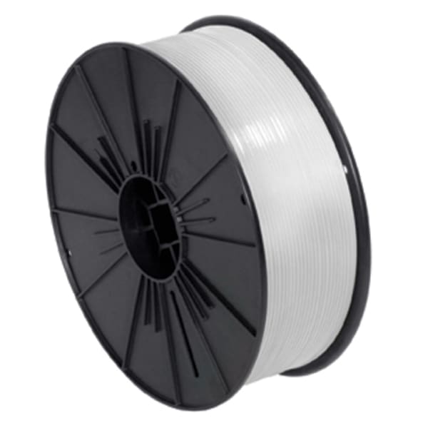 Partners Brand Plastic Twist Tie Spool, 5/32in x 7,000ft, White