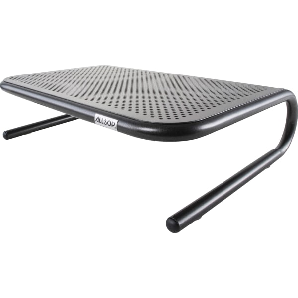 Allsop Monitor/Printer Stand, Jr Model, Pearl Black