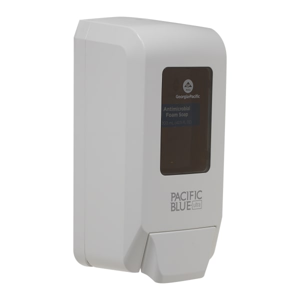 Pacific Blue Ultra by GP Pro Manual Soap Dispenser, 12 1/8inH x 6 3/16inW x 5 1/16inD, White
