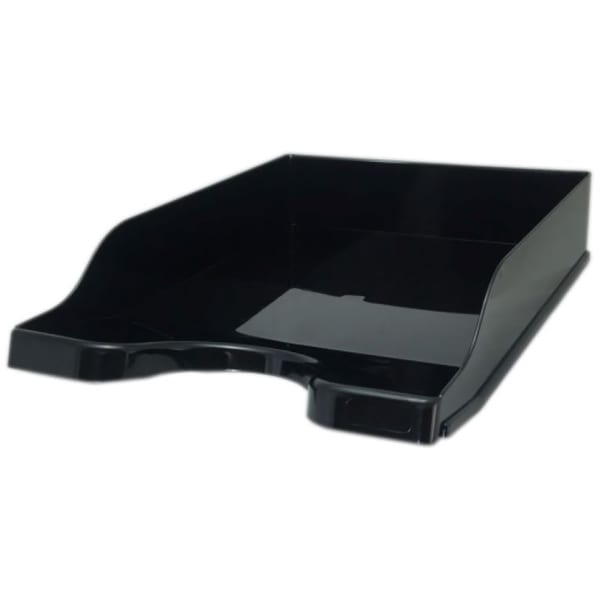 Deflecto Antimicrobial DocuTray Paper Tray, 2-5/8inH x 10-3/16inW x 13-13/16inD, Black