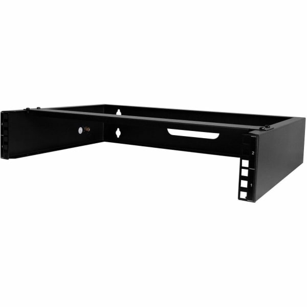 StarTech.com 2U Wall Mount Rack, 14in Deep, 19 inch Wall Mount Network Rack, Wall Mounting Patch Panel Bracket  - RACK2U14BRACKET