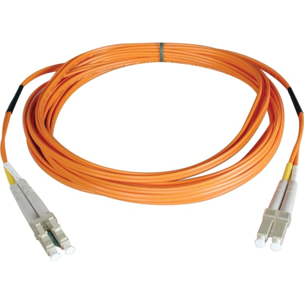 Eaton Tripp Lite Series Duplex Multimode 50/125 Fiber Patch Cable (LC/LC), 2M (6 ft.) - Patch cable - LC multi-mode (M) to LC multi-mode (M) - 2 m - fiber optic - duplex - 50 / 125 micron - orange