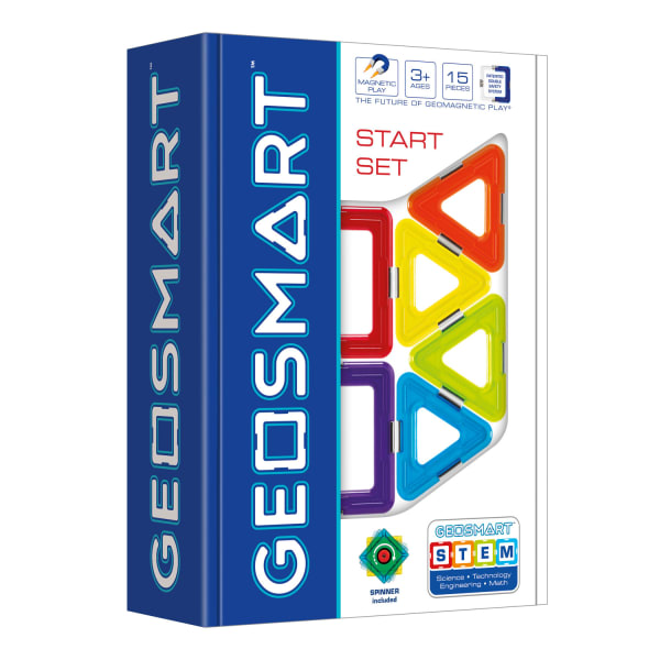 Geosmart Magnetic Construction Start Set, 15 Pieces