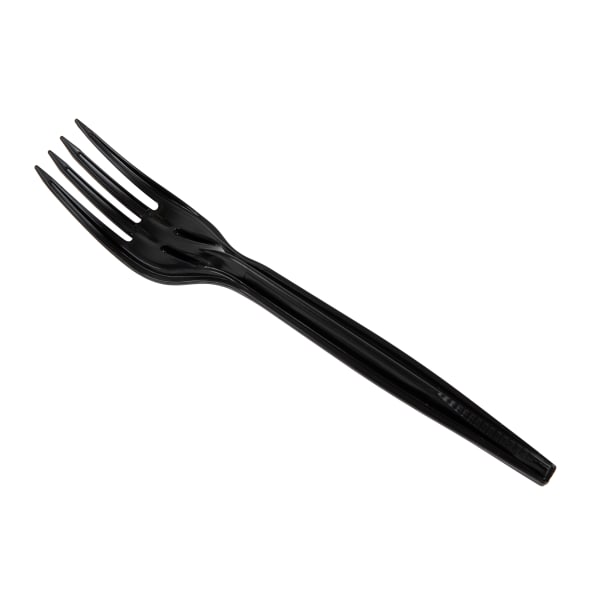 Mind Reader Fork Refill for CUTDISPBK-BLK Cutlery Storage, 3/4inH x 7/8inW x 6-1/4inL,100pcs, Black