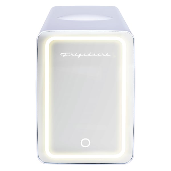 Frigidaire 0.35 Cu. Ft. Mini Portable Personal Refrigerator With Lighted Mirror Door, White