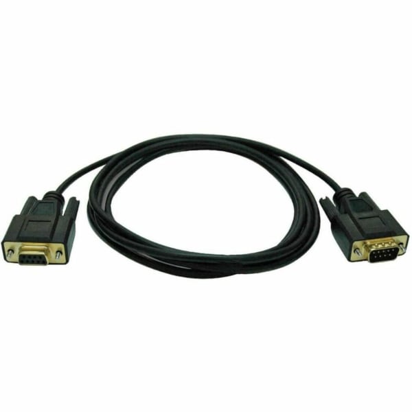 Eaton Tripp Lite Series 6ft Null Modem Serial DB9 RS232 Cable Adapter Gold M/F 6ft - Null modem cable - DB-9 (F) to DB-9 (M) - 6 ft - molded