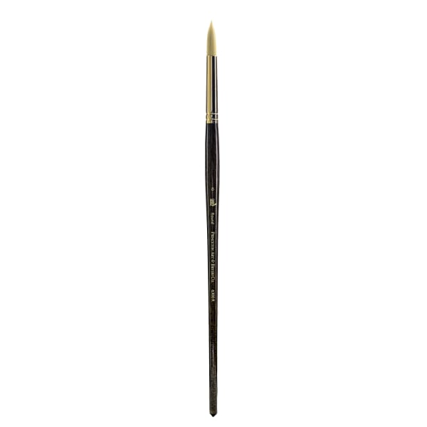 Princeton Series 6300 Dakota Paint Brush, Size 8, Round Bristle, Synthetic, Blue