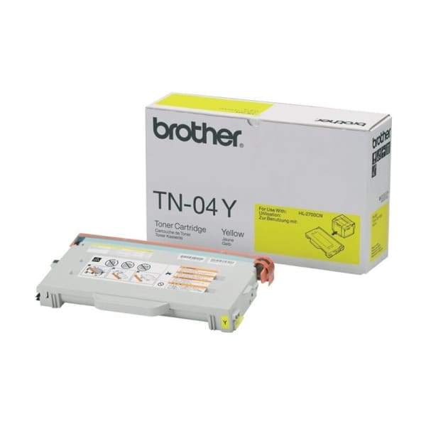 Brother TN-04 Yellow Toner Cartridge, TN-04Y