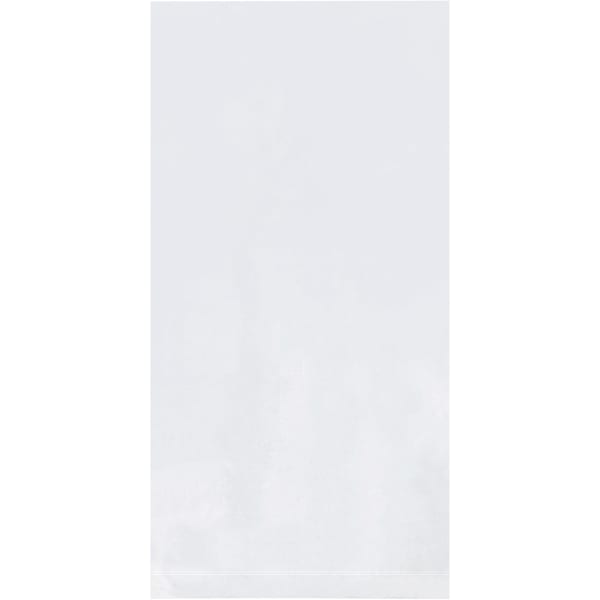Office Depot Brand 1 Mil Flat Poly Bags, 5in x 16in, Clear, Case Of 1000