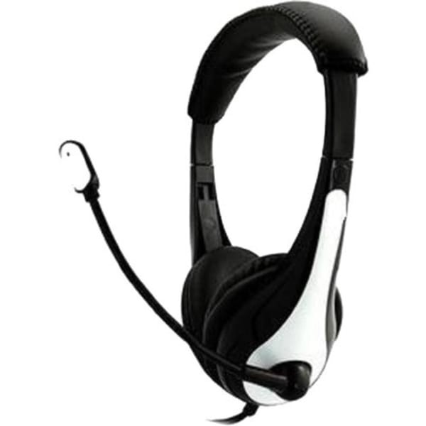 Ergoguys - Headset - on-ear - wired - 3.5 mm jack - black, white
