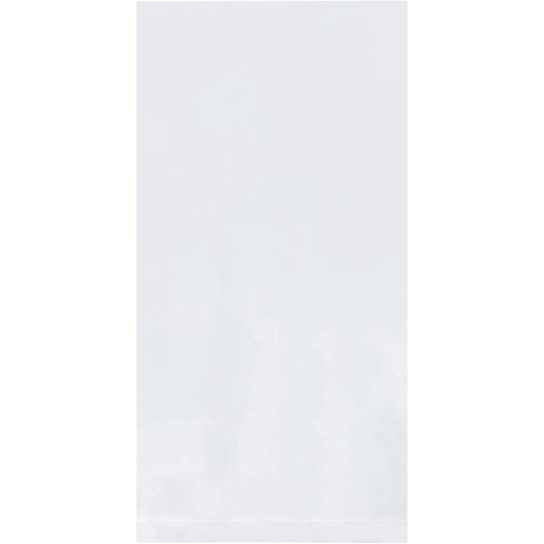 Office Depot Brand 1 Mil Flat Poly Bags, 6 x 14in, Clear, Case Of 1000