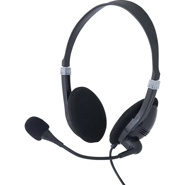 Verbatim Stereo Headset with Microphone and In-Line Remote - Stereo - USB Type A - Wired - 32 Ohm - 20 Hz to 20 kHz - Over-the-head - Binaural - Circumaural - 6.56 ft Cable - Omni-directional Microphone