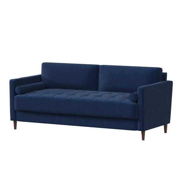 Lifestyle Solutions Lillian Sofa, Navy Blue