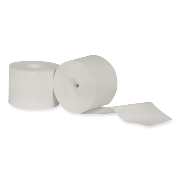 Tork Coreless High Capacity Bath Tissue, 2-Ply, White, 750 Sheets/Roll, White, 12/Carton