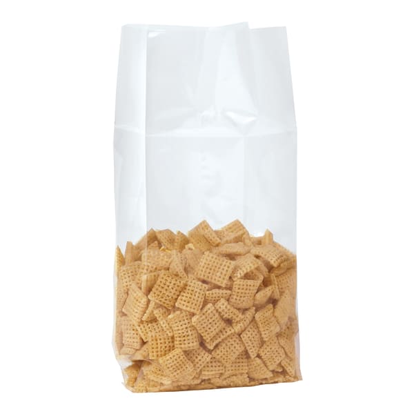 Office Depot Brand 1.5 Mil Gusseted Polypropylene Bags, 6in x 3 1/4in x 13 1/2in, Clear, Case Of 1000