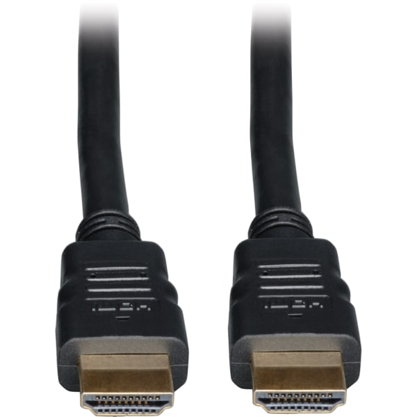 Eaton Tripp Lite Series High Speed HDMI Cable with Ethernet, UHD 4K, Digital Video with Audio (M/M), 20 ft. (6.09 m) - HDMI cable with Ethernet - HDMI male to HDMI male - 20 ft - black