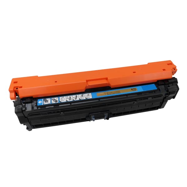 Hoffman Tech Remanufactured Cyan Toner Cartridge Replacement For HP 307A, CE741A, 545-741-HTI
