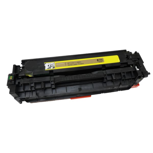 Hoffman Tech Remanufactured Yellow Toner Cartridge Replacement For HP 305A, CE412A, 545-12A-HTI