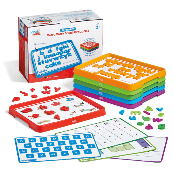 Hand2Mind Alphabet Word Work Small Group Set, Multicolor, Pre-K - 1