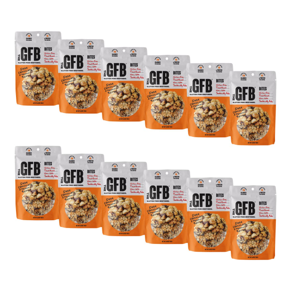 GFB The Gluten Free Bar DARK CHOCOLATE PEANUT BUTTER BITES  12-4oz