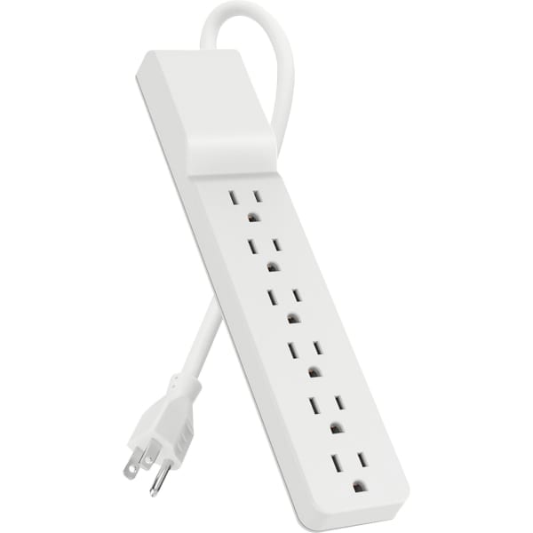 Belkin Home/Office Series Surge Protector, 6 Outlets, 10ft Cord, 700 Joules, White