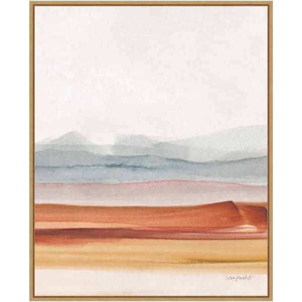 Amanti Art Sierra Hills 02 by Lisa Audit Framed Canvas Wall Art Print, 28inH x 23inW, Maple