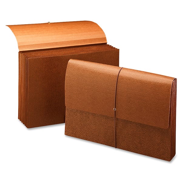 Smead Expanding Wallet, Legal Size, 5 1/4in Expansion, 30% Recycled, Redrope