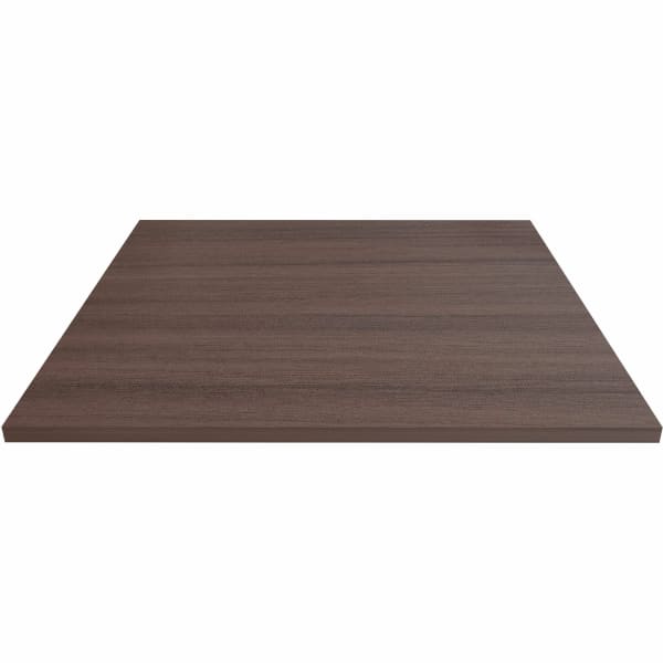 Lorell Hospitality/Conference Tabletop, 36inW x 36inL, Espresso/White, 18252