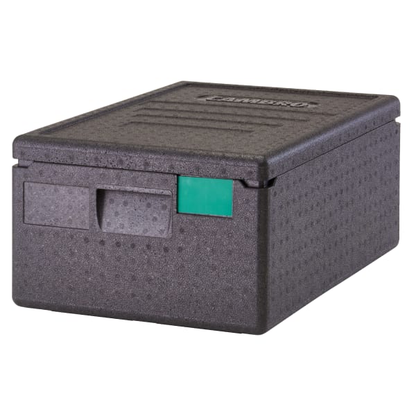 Cambro Cam GoBox GN 1/1 6in Top Loading Food Transporter, 10inH x 15-3/4inW x 23-1/2inD, Black