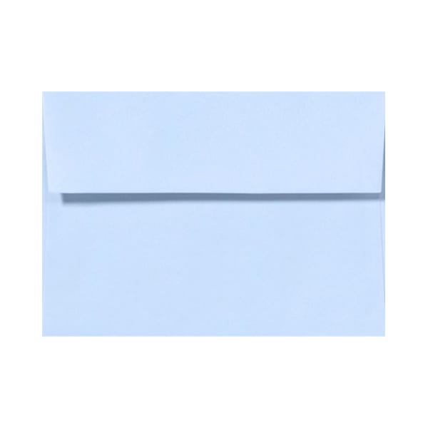 LUX Invitation Envelopes, #4 Bar (A1), Peel & Press Closure, Baby Blue, Pack Of 500