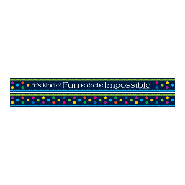 Barker Creek Double-Sided Straight-Edge Border Strips, 3in x 35in, Italy Punti, Pack Of 12
