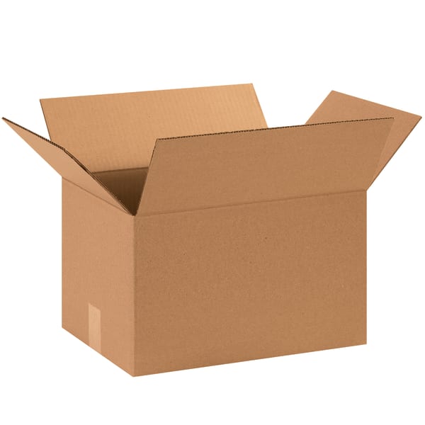 Partners Brand Corrugated Boxes, 15in x 11in x 9in, Kraft, Pack Of 25