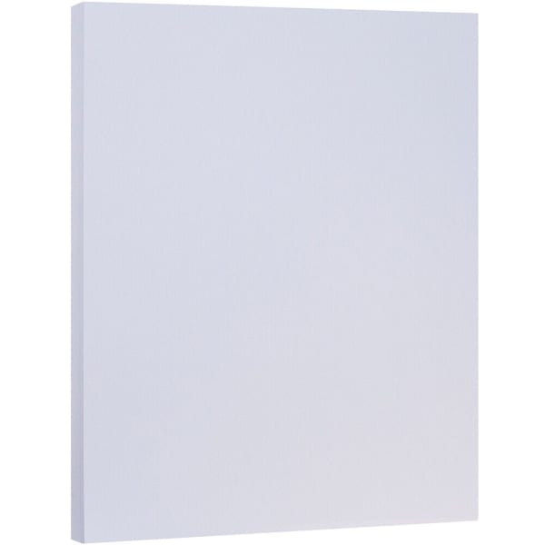 JAM Paper Letter Matte Paper, Light Purple, Letter (8.5in x 11in), 50 Sheets Per Pack, 28 Lb