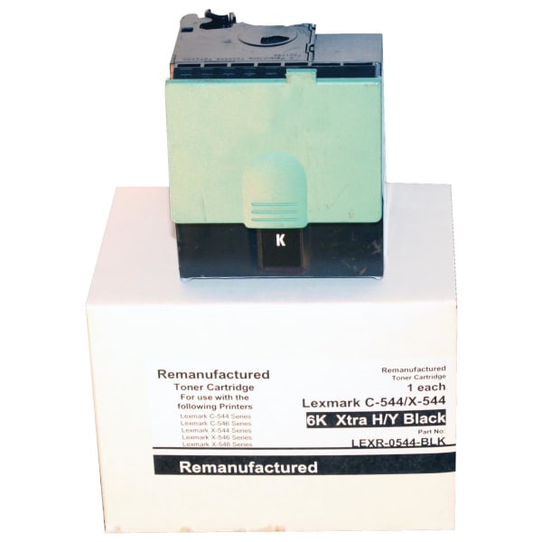 M&A Global Remanufactured Black High Yield Toner Cartridge Replacement For Lexmark C544X2KG, C544X2KG-CMA
