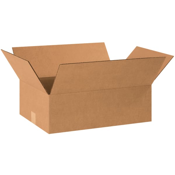 Partners Brand Corrugated Boxes, 18 1/2in x 12 1/2in x 6in, Kraft, Pack Of 25