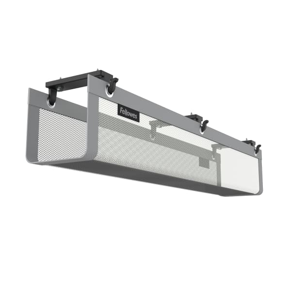 Fellowes Netta Under Desk Wire Management Cable And Surge Organizer, 48in, Gray