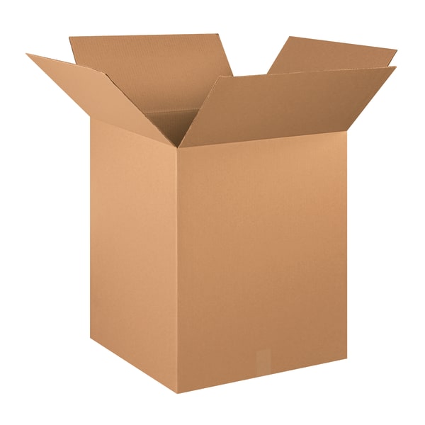 Partners Brand Corrugated Boxes, 20in x 20in x 25in, Kraft, Pack Of 10
