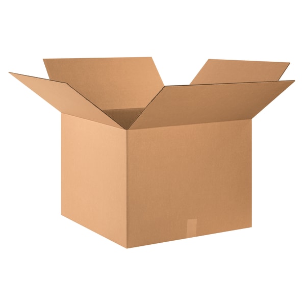 Partners Brand Corrugated Boxes, 24in x 24in x 18in, Kraft, Pack Of 10